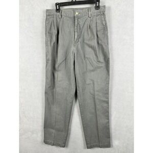 Carhartt Salford Trousers Pants Mens 32X32 Green Pleated Canvas‎